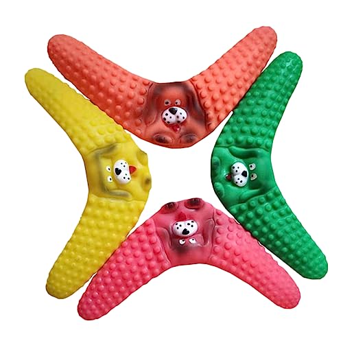 Toddmomy Gummispielzeug Für Hunde Interaktive Kauspielzeuge Zur Zahnreinigung Und Zahnpflege Für Kleine Und Mittelgroße Hunde Farben Zufällig Ideal Für Outdoor Aktivitäten von Toddmomy