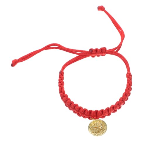 Toddmomy Handgewebtes Rotes Katzenhalsband Mit Glöckchen Verstellbares Sicherheitsdesign Für Kätzchen Und Kleine Hunde Geeignet Für Halsgrößen Von 15 Ideal Für Haustiere von Toddmomy