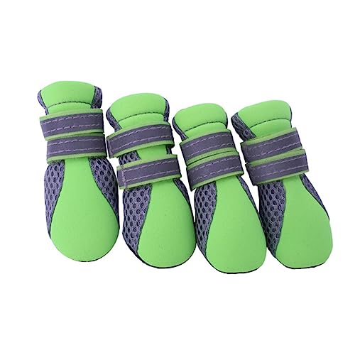 Toddmomy Atmungsaktive Mesh-hundeschuhe Haustier-hundestiefel Größe S rutschfeste Sohle Wanderstiefel Für Hunde von Toddmomy