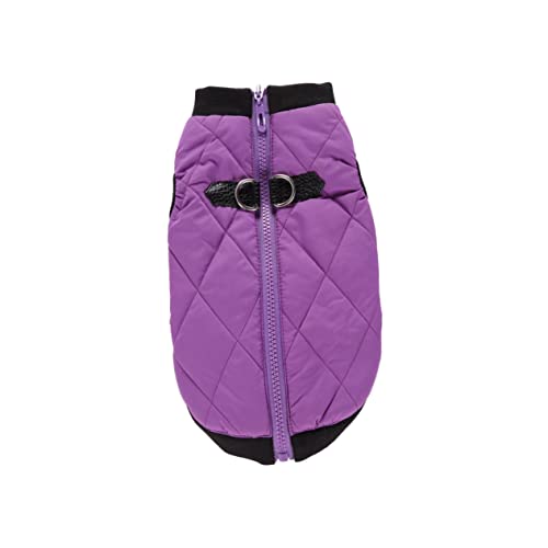 Toddmomy Haustier Mantel Welpen-Outfits Hundejacken Für Kleine Hunde Welpen Weste Jacke Hund Kältefestes Kostü Hundekleidung Welpenkleidung Winterkleidung Für Welpen Violett Polyester von Toddmomy