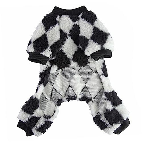 Toddmomy Haustier-Pyjama Hundekleidung kleine Hundemäntel Coole Hundejacke Autozubehör für Hunde Hundezubehör hundeoverall hundepullover entzückender Welpenpyjama Welpenzubehör Flanell von Toddmomy