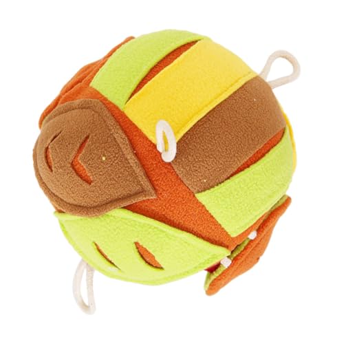 Toddmomy Haustier Unzerstörbarer Trainingsball Hündchen Aggressive Kauer Leckerli-Spender- Für Hunde Hunde-Puzzle- Schnüffelmatte Für Hunde Polarfleece Green von Toddmomy