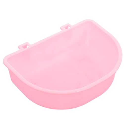 Toddmomy Haustiernapf Futterautomat für Hamster Schüssel für Haustiere Futternapf für Haustiere pet Supplies pet Food Container praktischer Katzennapf Futternäpfe für Reisen Plastik Rosa von Toddmomy