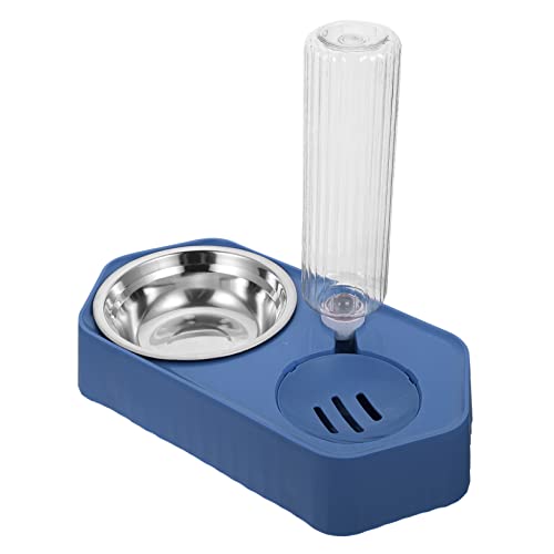 Toddmomy Haustiernapf pet Feeder pet Water Bowl katzenschüssel katzenschalen Hund automatische Zuführung Werkzeug katzenfutter Futterautomat für Haustiere Nackenschutz-Futternapf pp Blue von Toddmomy