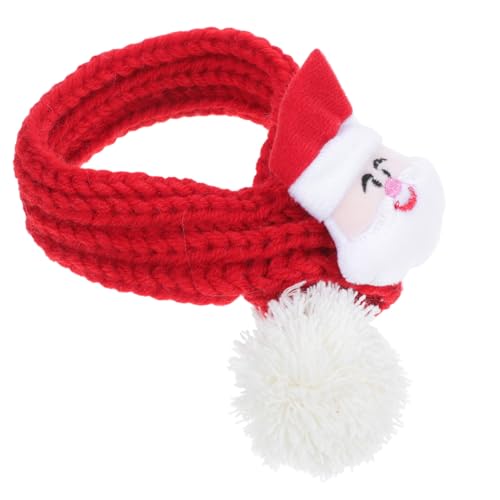 Toddmomy Haustierschal Warmer Hundeschal Hund Katze Weihnachtsschal Katzenkleidung Schal Für Hunde Weihnachtsschal Bulk Welpen Weihnachtsschal Gestrickter Hundeschal von Toddmomy