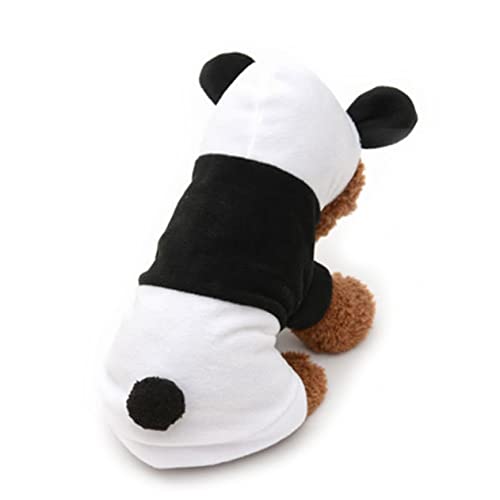 Toddmomy Hund Panda Kostüm Für Haustiere Hoodie Für Welpen Warmes Und Bequemes Kleid Für Herbst Und Winter Größe S Ideal Für Kleine Hunde Niedliches Design Mit Kapuze von Toddmomy