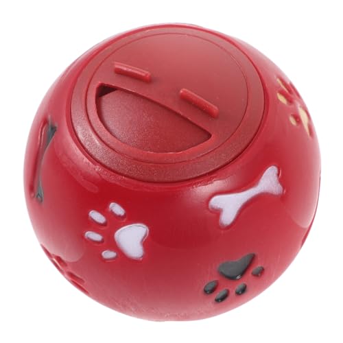 Toddmomy Hund leckt Futter Spielzeug Hundespielzeug mit Leckereien Spielzeug für Hundefutterspender Interactive Dog Toys Dog chew Toy undichtes Lebensmittelspielzeug Trainingsmaterial rot von Toddmomy