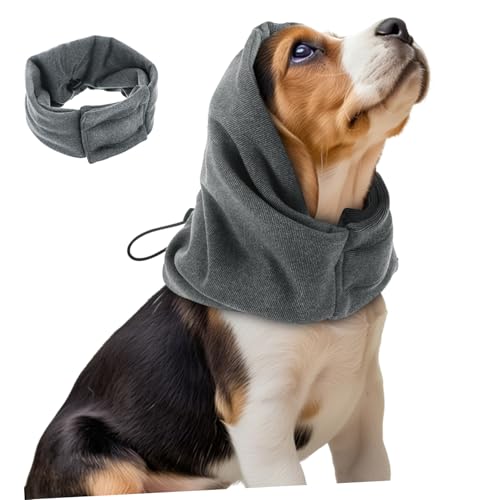 Toddmomy Hundehalsband Ohrenschützer Für Haustiere Snood Winterliche Hundemütze Schlauchschal Für Hunde Ohrenschützer Für Hunde Im Winter Hundeohrenschützer Lärmschutz Polyester Dark Grey von Toddmomy