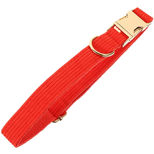 Toddmomy Hundehalsband kleines Welpenhalsband für Hunde Halsband für Haustiere Hund Halsbekleidung rolf zuckowski Weihnachten weinachts Haustier dekor Hundehalskette Tuch rot von Toddmomy