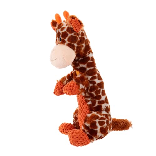 Toddmomy üsch Quietschspielzeug Für Hunde Giraffenform Ideales Kauspielzeug Für Welpen Und Kleine Bis Mittelgroße Hunde Fördert Zahnpflege Und Spielspaß von Toddmomy