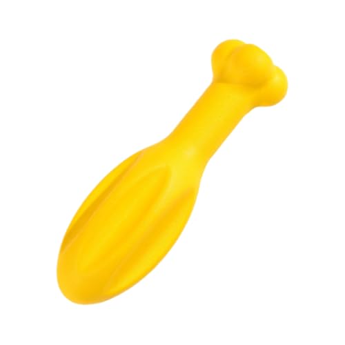 Toddmomy Hundeknochen Interactive Dog Toys Dog chew Toy hundegeschenke Beiß für Welpen Hamster züchten Bissfestes für Hunde Hundespielzeug kauen Eva Yellow von Toddmomy