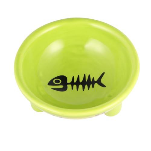 Toddmomy Hundenapf pet Supplies Dog Bowl katzenschälchen keramikschüssel katzenschüssel katzennäpfe dogbowl Futternapf für Haustiere Katzenfutter Futternapf für Hunde Haustiernapf Green von Toddmomy