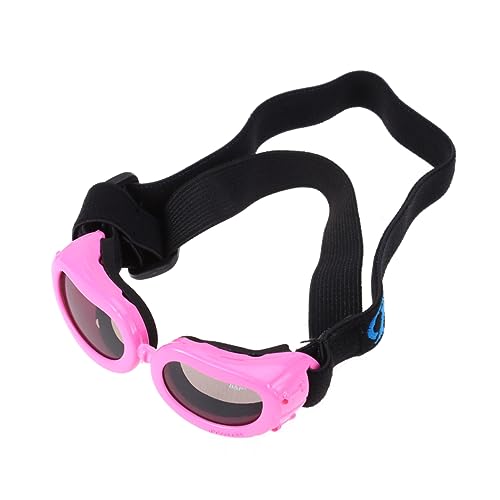 Toddmomy Hundesonnenbrille UV Schutz Für Hunde Faltbare Hundebrille Mit Strapazierfähigem Band Größe S Pink Stilvolle Und Schützende Hunde Augenbrille Für Den Sommer von Toddmomy