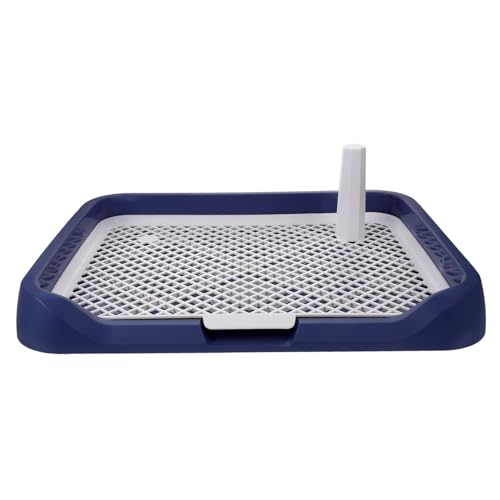 Toddmomy Hundetoilette Hunde-PIPI-Pad Haustier-Korrekturspray für Hunde Leckerlis für das Hundetraining Dog Toilet Dog Pee Pads Hundepfanne dogbowl Haustiere Toilette Mülleimer Plastik Blue von Toddmomy