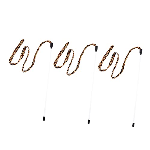 Toddmomy 3stücke Teiliges Katzenspielzeug Leopard-Ribbon Interaktive Katzenangel Für Kätzchen Und Katzen Fördert Bewegung Und Spielspaß Für Altersgruppen Toddmomy 3stücke Teiliges Katzenspielzeug Leopard-Ribbon Interaktive Katzenangel Für Kätzchen Und Katzen Fördert Bewegung Und Spielspaß Für Altersgruppen von Toddmomy