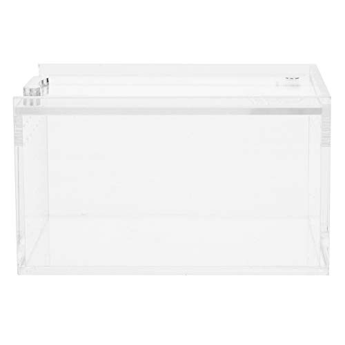 Toddmomy Kasten Futterbox Für Reptilien Haustier Zubehör Für Geckobecken Automatisch Schwimmbad Kleines Aquarium Dekoration Fischnetz Terrarienset Aquarienständer Frosch Acryl Transparent von Toddmomy