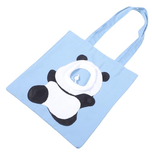 Toddmomy Katzen Tragetasche aus Canvas Atmungsaktive Umhängetasche für Haustiere Katzentransportbox im Panda Design für Reisen mit Kleinen Katzen Toddmomy Katzen Tragetasche aus Canvas Atmungsaktive Umhängetasche für Haustiere Katzentransportbox im Panda Design für Reisen mit Kleinen Katzen von Toddmomy