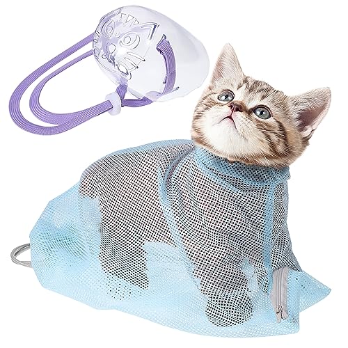 Toddmomy Katzen-duschtasche Abs Katzentransportbox Aus Korbgeflecht Wasserspender Für Katzen Futterspender Katzentransporter Käfig Katzenspielzeug Duschtasche Für Katzen Badende Polyester von Toddmomy