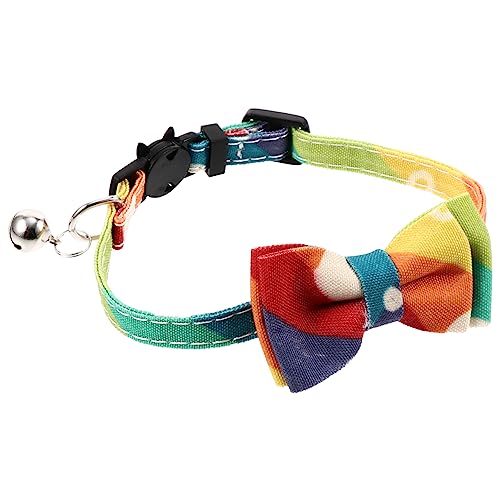 Toddmomy Katzenhalsband Katzenhalsbänder Katzenzubehör für Welpen Katze mit Schleife für Halskette für Haustiere Haustierbedarf Nylon von Toddmomy