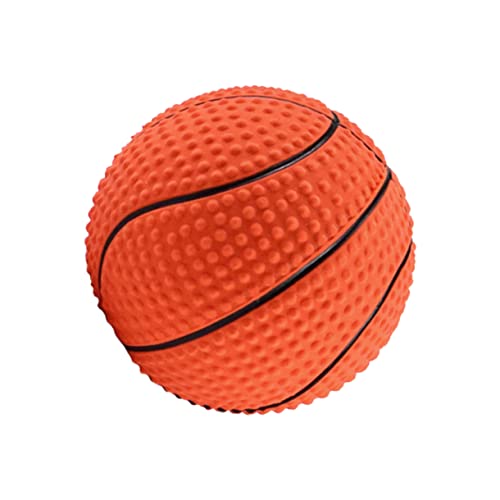 Toddmomy Kau Und Für Hunde Aus Geräuschmachendes Molarspielzeug Für Kleine Hunde Robustes Und Langlebiges Kauspielzeug Basketball Form Ideal Für Interaktives Und Zahnpflege von Toddmomy