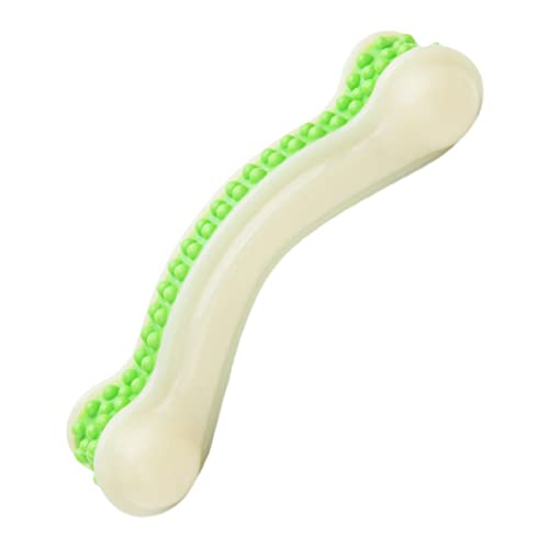 Toddmomy Kauspielzeug Für Hunde Gummitiere Hundespielzeug Zahnspielzeug Für Haustiere Welpe Backenzahn Hundekauknochen Kauspielzeug Für Welpen Quietschspielzeug Für Hunde Light Green Nylon von Toddmomy