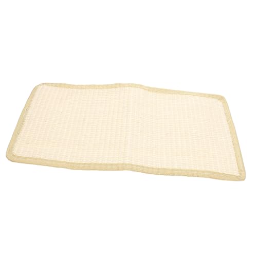 Toddmomy Kratzbaum Für Katzen Teppiche Sofa Kratzbrett Für Katzen Kratzfest Kratzbrett Kratzmaterial Für Katzen Kratzseil Kratzmatten Für Katzen Sisal Beige von Toddmomy