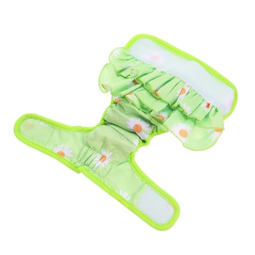 Toddmomy Physiologische Hosen Für Haustiere Hund Welpe Heiser Tücher Zwinger Windeln Haustierbedarf Haustierhosen Pet Körperliche Hose Light Green Baumwolle von Toddmomy