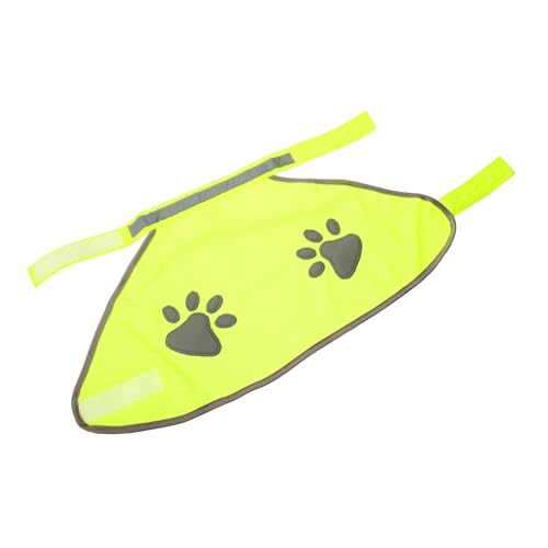 Toddmomy Reflektierende Sicherheitsweste Für Hunde Fluoreszierendes Druckdesign Für Outdoor-aktivitäten Reflektierende Hundejacke von Toddmomy