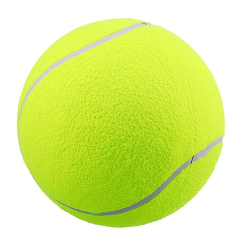 Toddmomy Riesiger Tennisball Für Hunde 20 3 cm Übergroßer Riesiger Gummi-Tennisball Aufblasbar Große Tennisbälle Haustier-Kauspielzeug Für Kleine Mittelgroße Und Große Hunde von Toddmomy