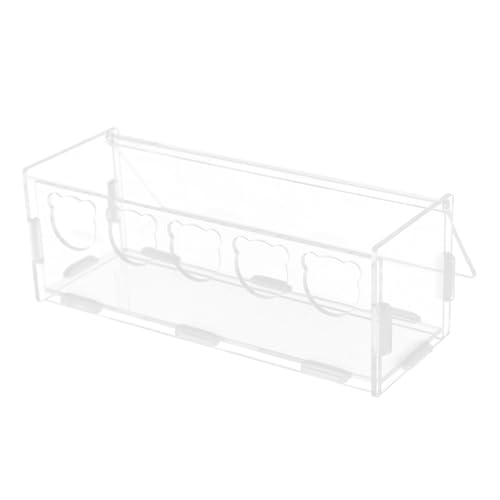 Toddmomy Rutin Fütterungsbox für Haustiere Transparente Futter und Wasserbehälter für Hamster Kanarienvögel Nymphensittiche und Andere Kleintiere zu Reinigen Toddmomy Rutin Fütterungsbox für Haustiere Transparente Futter und Wasserbehälter für Hamster Kanarienvögel Nymphensittiche und Andere Kleintiere zu Reinigen von Toddmomy