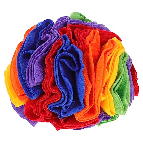 Toddmomy Schnüffelkugel Interactive Dog Toys Puppy hundespielzeuge pupsaffe Indoor Tragbare Bälle mit langsamer Zufuhr Langsamer Futterball für Haustiere Schnüffelmatte Polyester von Toddmomy