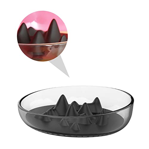 Toddmomy Slow-Food-Schüssel für Haustiere Hund pet Supplies pet Food Container cat Bowl Katzen Slow Feeder dogbowl Dog Bowls Dog Water Bowl Futternapf für Haustiere Black von Toddmomy