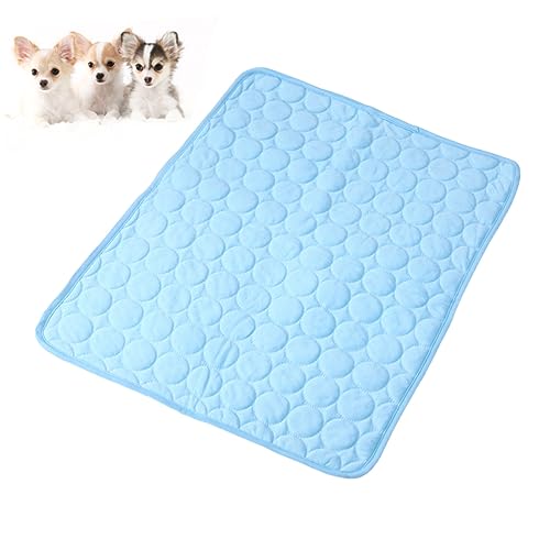 Toddmomy Sommer kühlbetten Sommer-Haustiermatte Haustierbetthaus hundehaus Bett Haustier warmes Blue von Toddmomy