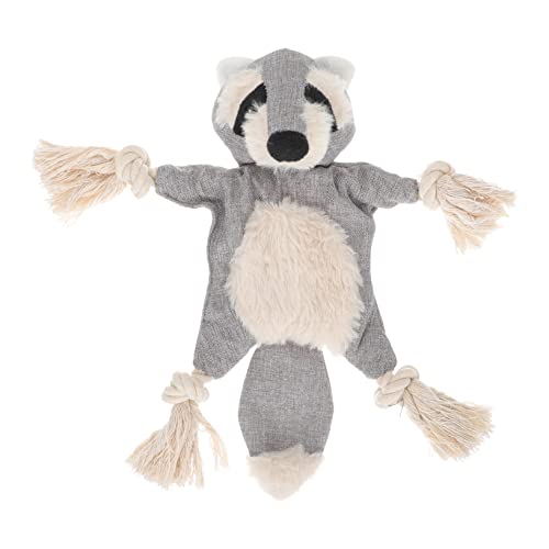 Toddmomy Sound- Für Haustiere Kuscheltiere Zahnbürstenspielzeug Für Welpen Zahnbürstenspielzeug Für Hunde Quietschendes Plüschspielzeug Für Hunde Versteckspiel Grey Cord von Toddmomy