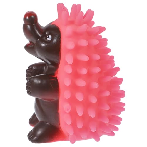 Toddmomy Plüschfigurenspielzeug Sound- Gummispielzeug Quietschspielzeug für Hunde Dog chew Toy hundekauspielzeuge Igel Klangspielzeug psm Haustier Spielzeug Puppe von Toddmomy