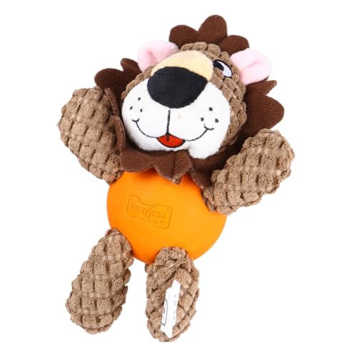 Toddmomy Sound- für Haustiere Bälle für Hunde Hundespielzeug für Aggressive Kauer kauen Interactive Dog Toys interaktives Haustier Kauspielzeug für Hunde Brown von Toddmomy