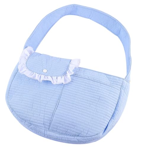 Toddmomy Tasche Für Haustiere Katzenbehälter Kleines Hundegeschirr Hundetransporter Für Kleine Hunde, Rucksack Reisetasche Für Hunde Kleiner Hunderucksack Kätzchenträger Sky-Blue Polyester von Toddmomy