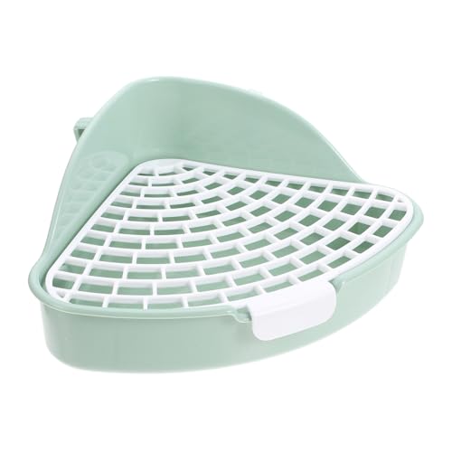 Toddmomy Kaninchen Toilette Anti Fall Dreieckige Hamster Töpfchen Trainer Haustiertoilette für Kleintiere Abnehmbare Katzentoilette Spritzwassergeschützt Toddmomy Kaninchen Toilette Anti Fall Dreieckige Hamster Töpfchen Trainer Haustiertoilette für Kleintiere Abnehmbare Katzentoilette Spritzwassergeschützt von Toddmomy