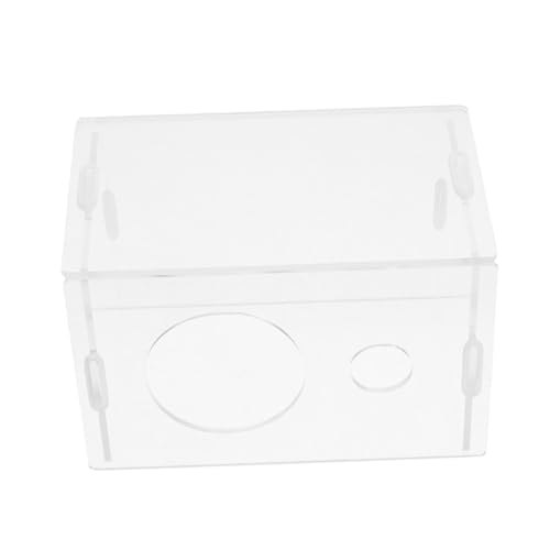 Toddmomy Transparentes Hamsterversteck: Unterschlupf Für Kleintiere, Acryl, Versteck Für Rennmäuse, Rattenhütte, Haus, Mäuse, Lebensraum, Dekoration, Versteck, Sandbad, Box Für Verbesserte Toddmomy Transparentes Hamsterversteck: Unterschlupf Für Kleintiere, Acryl, Versteck Für Rennmäuse, Rattenhütte, Haus, Mäuse, Lebensraum, Dekoration, Versteck, Sandbad, Box Für Verbesserte von Toddmomy