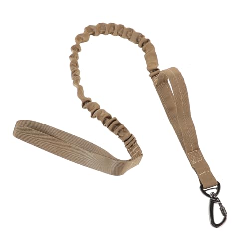 Toddmomy Verstellbare Nylon Elastische Hundetraining Leine Kaki Robuste Wetterfeste Führleine Für Hunde Ideal Für Training Und Leicht Zu Reinigen Perfekt Für Große Und von Toddmomy