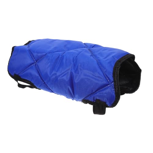 Toddmomy Wadenweste Lamm Warmer Mantel Haustierhundjacke Mit d Ring Pferde -winterteppiche Viehdecke Kuhmäntel Haustier Hundedecke Ziege Winterdecke Wadendecke Ziegenmäntel Flanell Blue von Toddmomy