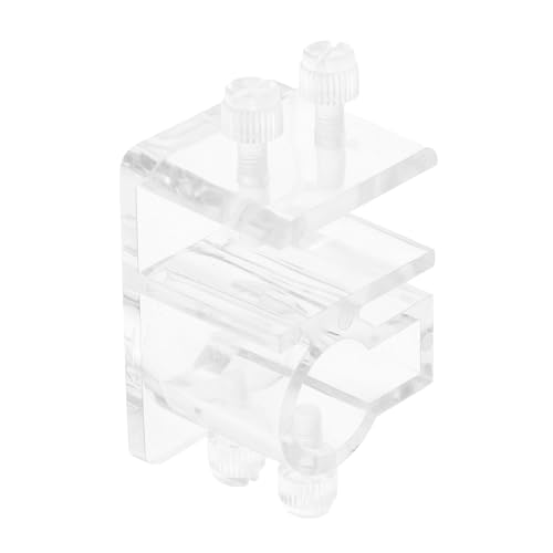 Toddmomy Wasserrohrschelle Für Aquarien Tankclip Halter Für Weiche Schlauchhalterung Für Aquarien Multifunktionaler Befestigungsclip Wasserschlauchklemme Für Aquarien Acryl Transparent von Toddmomy