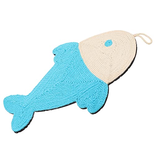 Toddmomy Whale Cat Kratzmatte Katzenkratzmatte Aus Sisal Indoor-katzenunterlage Kratzbaum Für Wohnungskatzen Kätzchenkratzer Hängendes Katzenspielzeug Katze Klettern Katzengras Sisalseil von Toddmomy