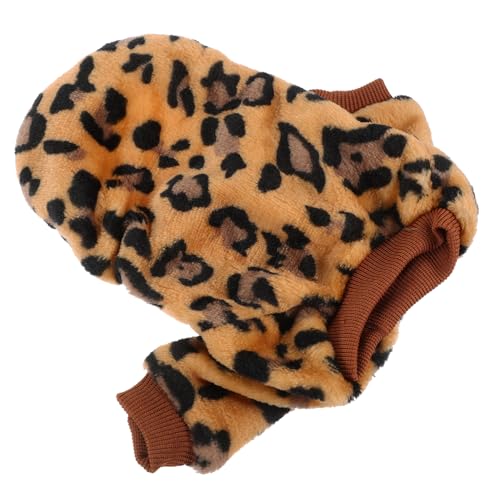 Toddmomy Winterkleidung Für Haustiere Warmes Welpenkostüm Hundepullover Für Kleine Hunde Hund Wärme Kleidung Dekorative Hundebekleidung Kleidung Für Hunde Hunde-Outfits Korallenvlies von Toddmomy