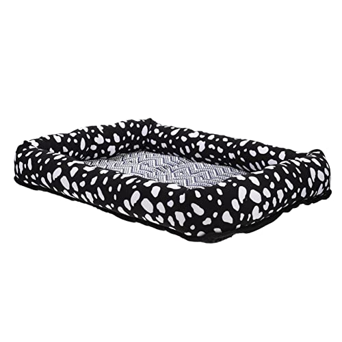 Toddmomy Zwinger haustierbett pet Bed Hundekühlungsmatte Hundekühlpad Hundebett mittel Outdoor-Kühlmatte für Hunde hundesofa rutschfestes Hundekühlbett kühlendes Hundenest Eisseide Black von Toddmomy