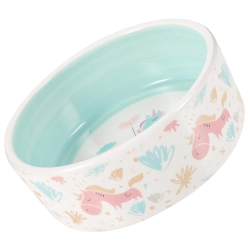 Toddmomy hundefutternapf pet Supplies pet Food Container Tiertränke Tierfuttertrog cat Bowls Haustiere Tierfutterautomat aus Keramik Snackschale für Katzen Haustiernapf Haustierbedarf Blue von Toddmomy