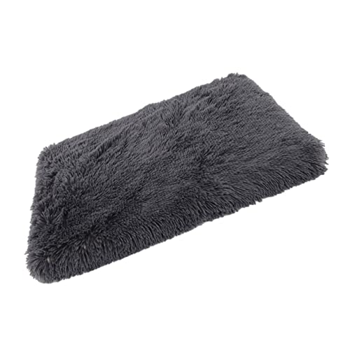 Toddmomy hundematte für den Haushalt Hund Bodenmatte Hunde-Nest-Pads Hundebett Flanell-Haustierbetten katzenbett Animal Polster Katze schlafkissen Bequeme geschmeidige Matte Tuch Dark Grey von Toddmomy