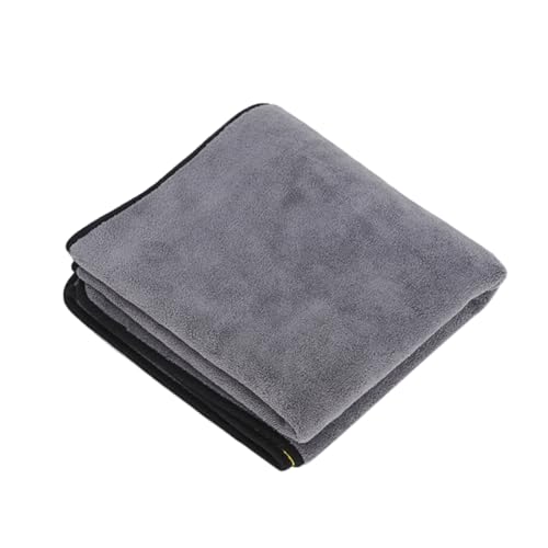 Toddmomy schnell trocknende Decke wasserabsorbierendes Handtuch saugfähige Tücher Hundetrockentuch pet Supplies schnelltrocknend Handtuch Katzentuch Welpen Handtuch Hundehandtuch Dark Grey von Toddmomy