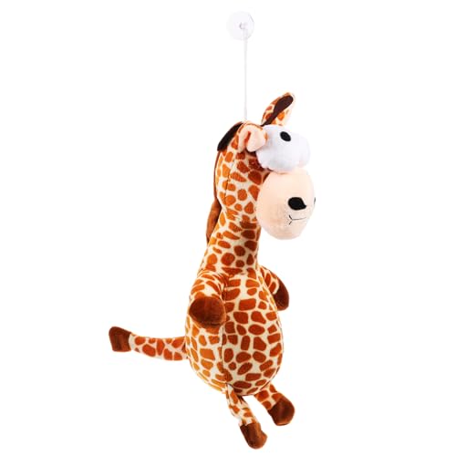 Toddmomy üsch Giraffe Hundespielzeug Quietschendes Kauspielzeug Für Kleine Hunde Interaktives Kuscheltier Mit Weichem Material Ideal Zum Und Kuscheln von Toddmomy