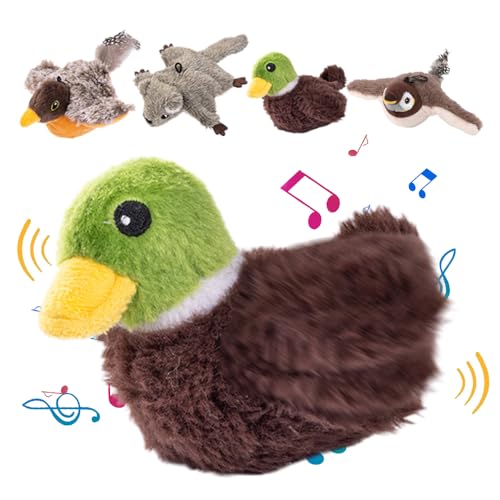 Toerjii Flapping Bird Cat Toy, Elektrisches Vogelspielzeug für Katzen, Interaktives Katzenspielzeug Selbstbeschäftigung, Katzenspielzeug Vogel Spielzeug Katze (#1) von Toerjii